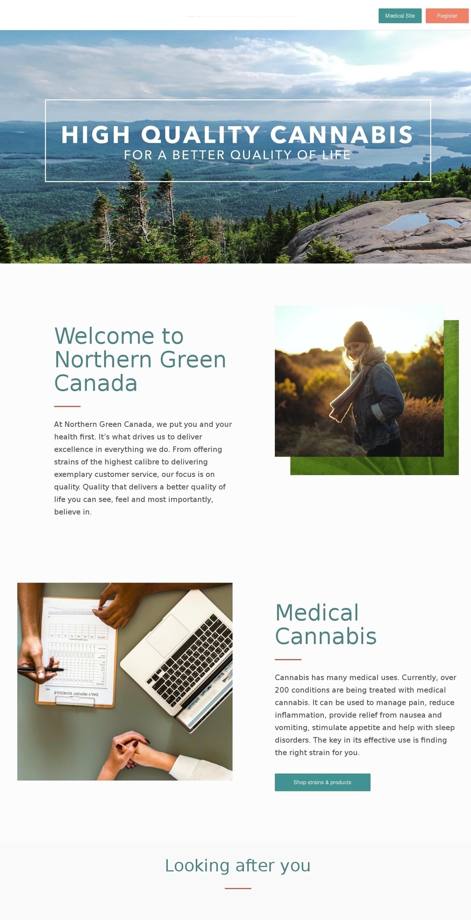 northerngreencanada.com shopify website screenshot