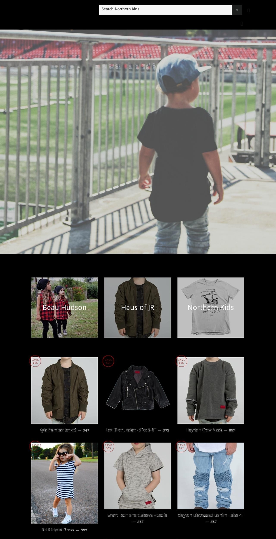 northernkids.ca shopify website screenshot