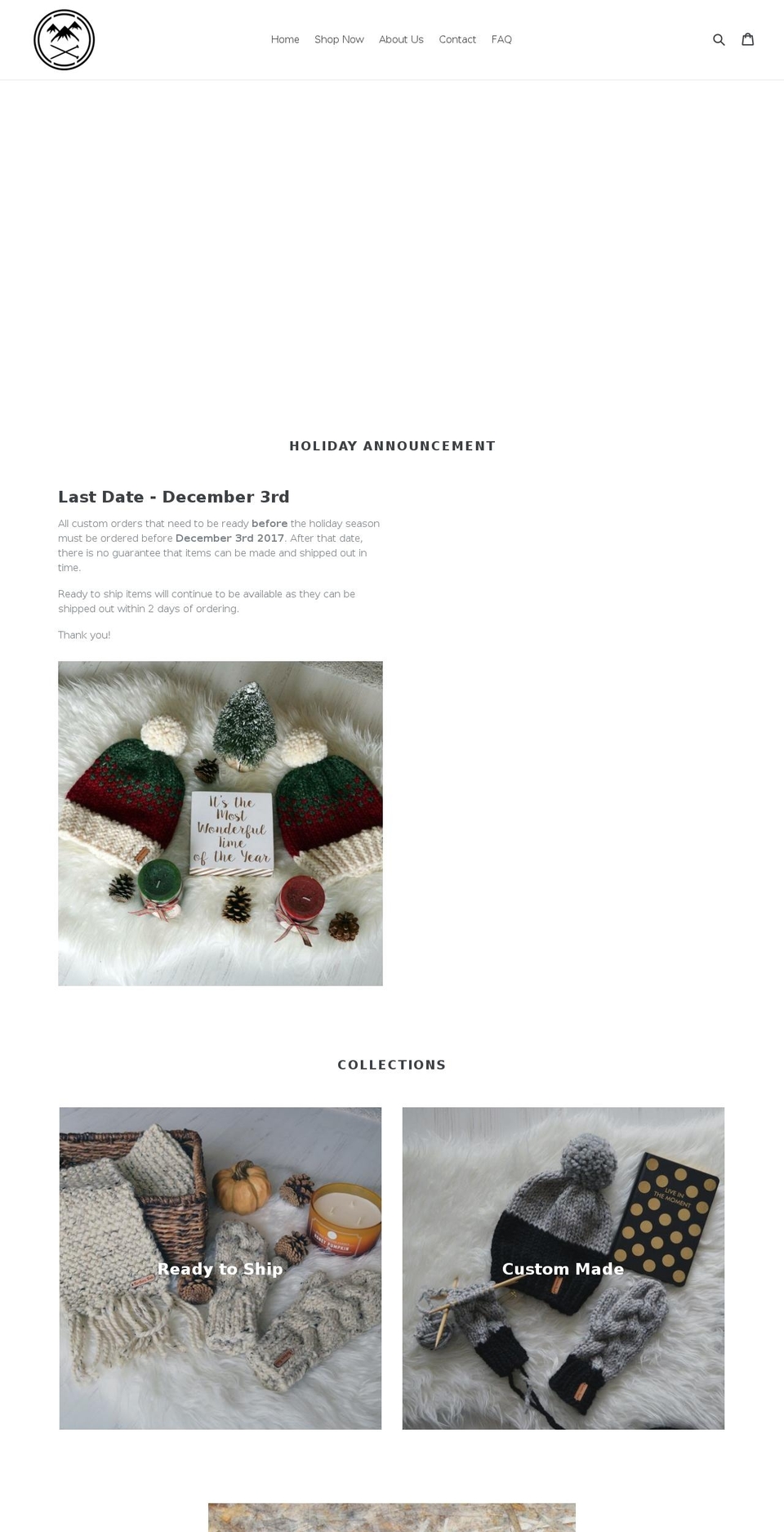 northernknits.ca shopify website screenshot
