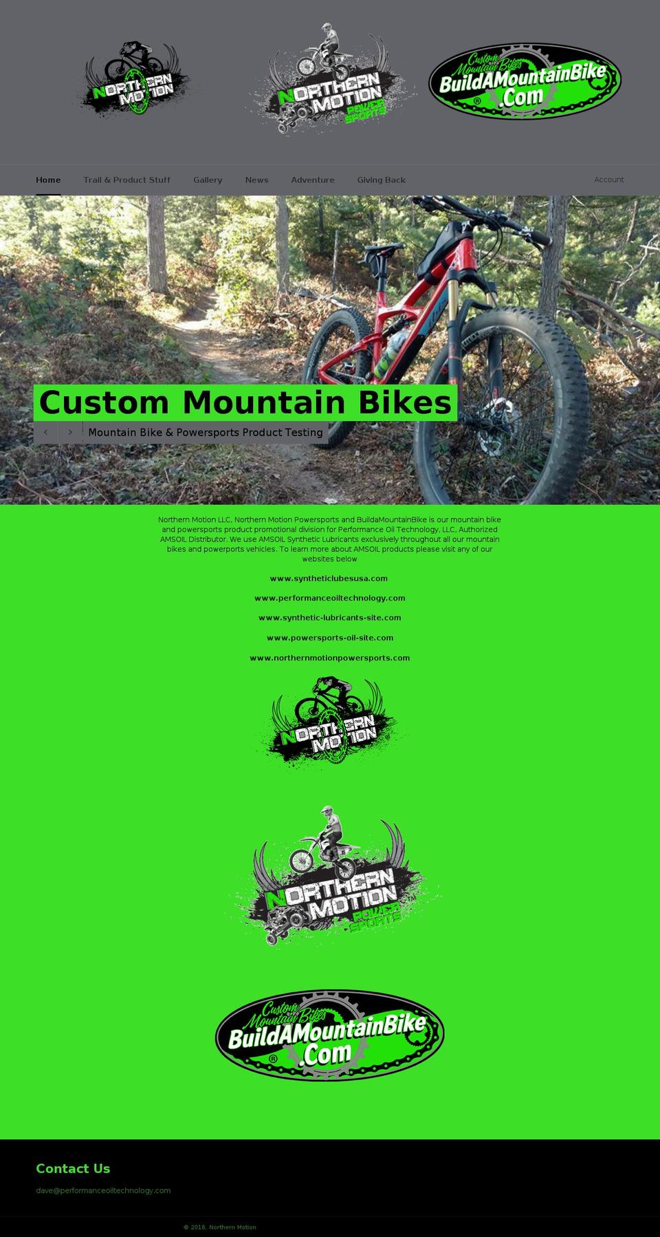 northernmotion.com — Shopify storefront screenshot
