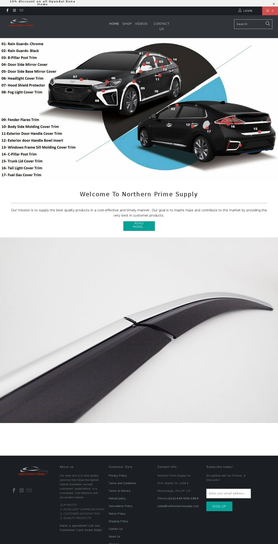 northernprimesupply.com shopify website screenshot