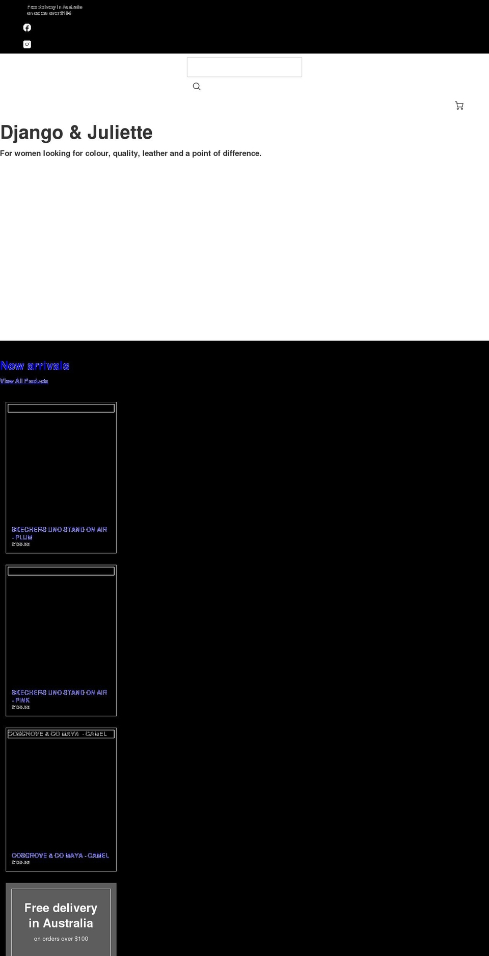 northernshoestore.com.au shopify website screenshot