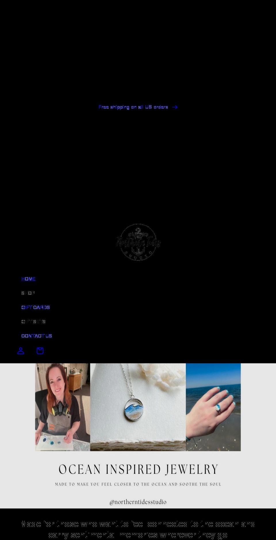 northerntidesstudio.com shopify website screenshot