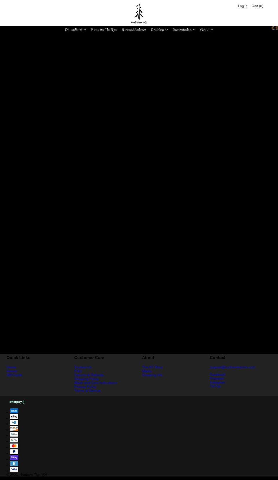 northerntiesmn.com shopify website screenshot