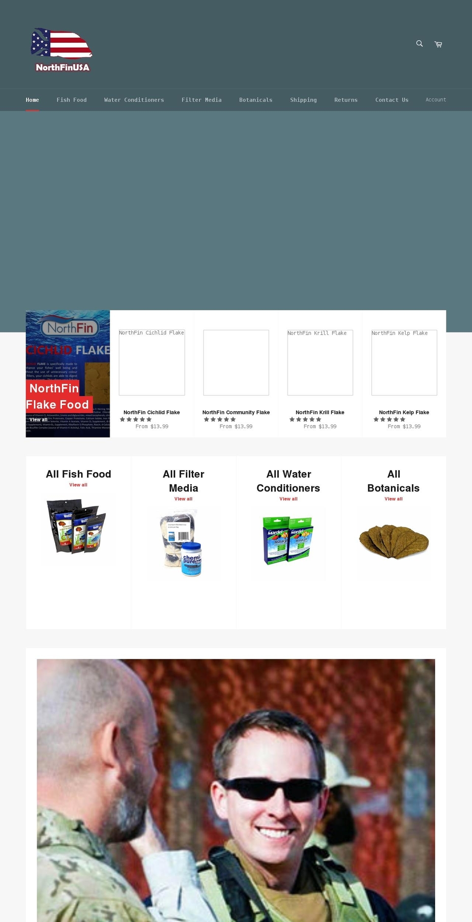 northfinusa.com shopify website screenshot