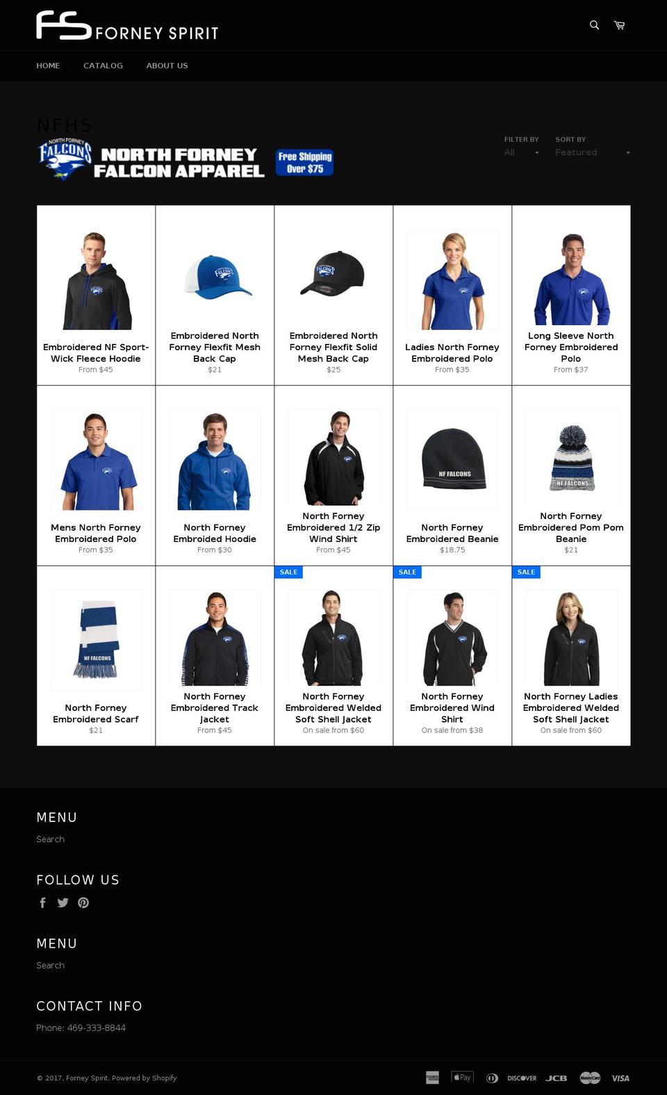 northforney.com shopify website screenshot