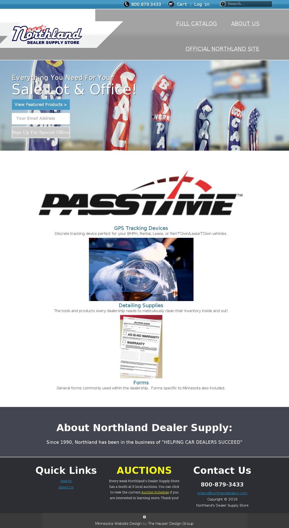 northlandsupplystore.com shopify website screenshot