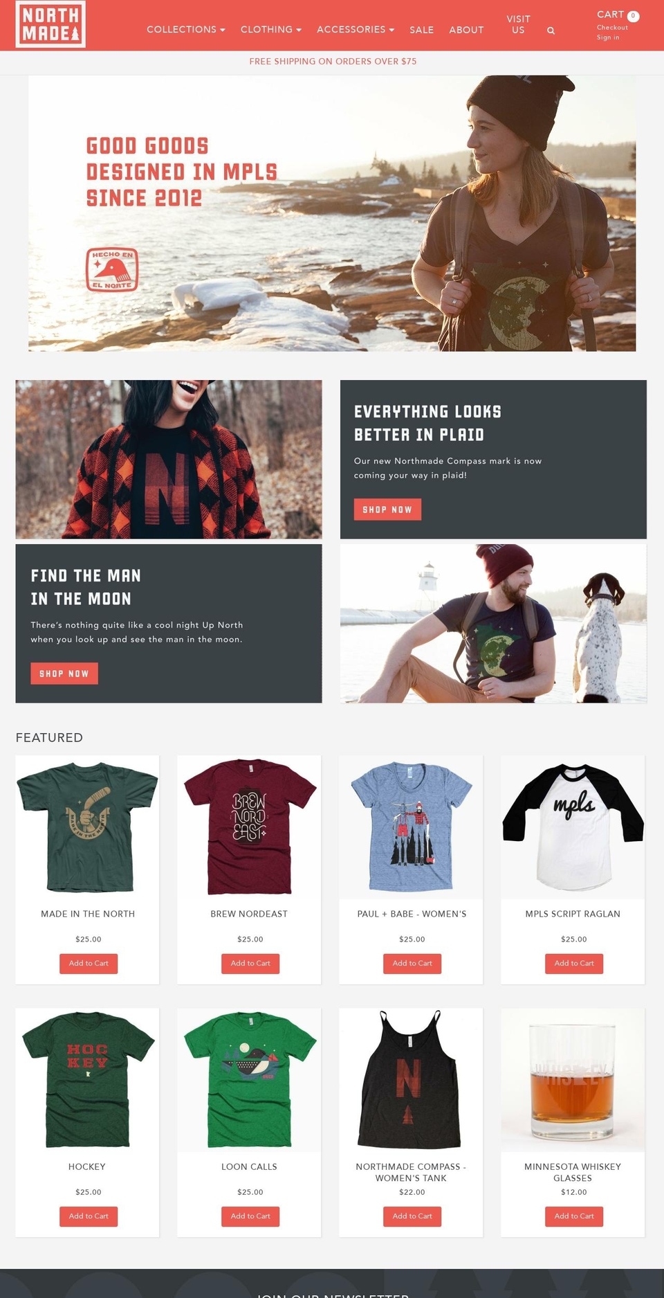 northmadeco.com shopify website screenshot