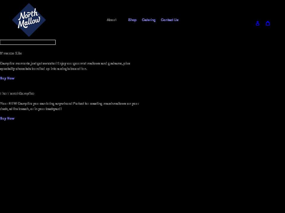 North Shopify theme site example northmallow.com