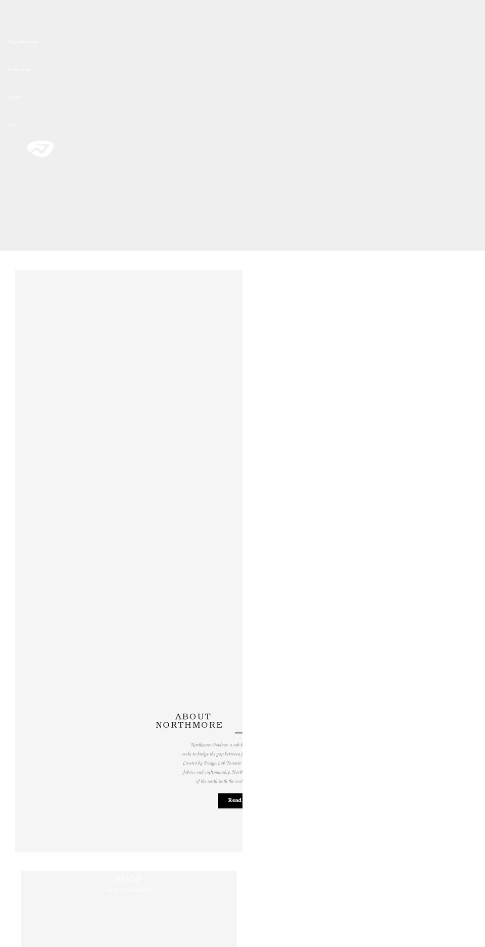 northmorecanada.com shopify website screenshot