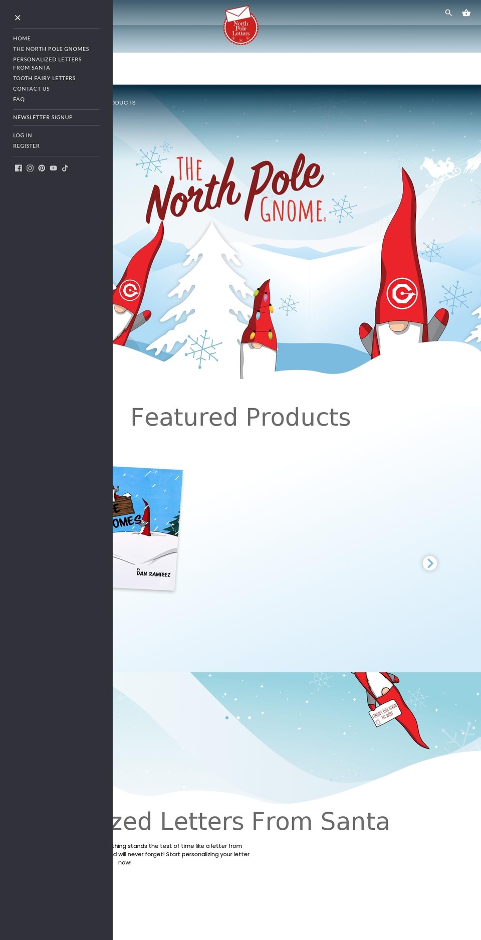 northpolegnomes.com — Shopify storefront screenshot