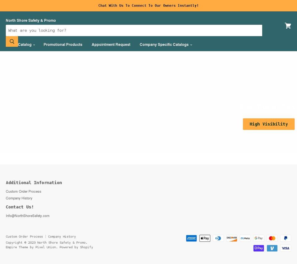 North Shopify theme site example northshoresafety.com