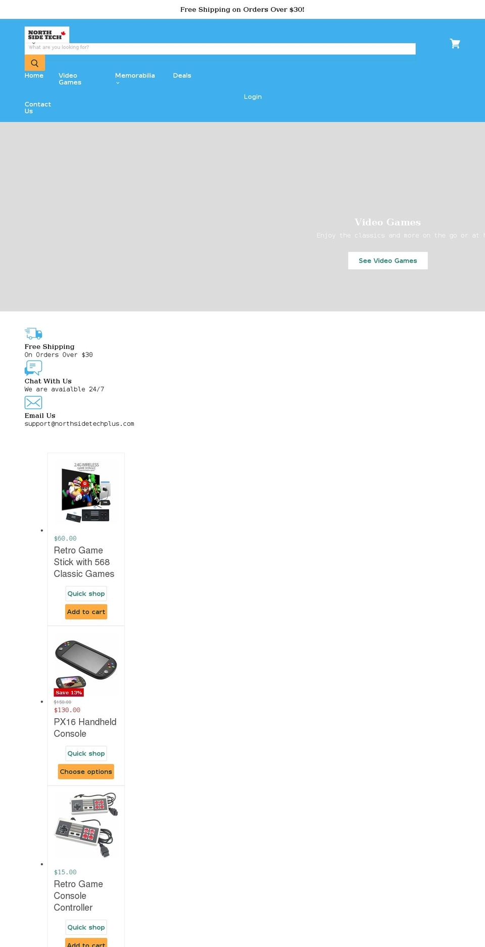 northsidetechplus.com shopify website screenshot