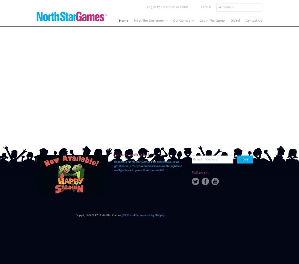 northstargames.com shopify website screenshot
