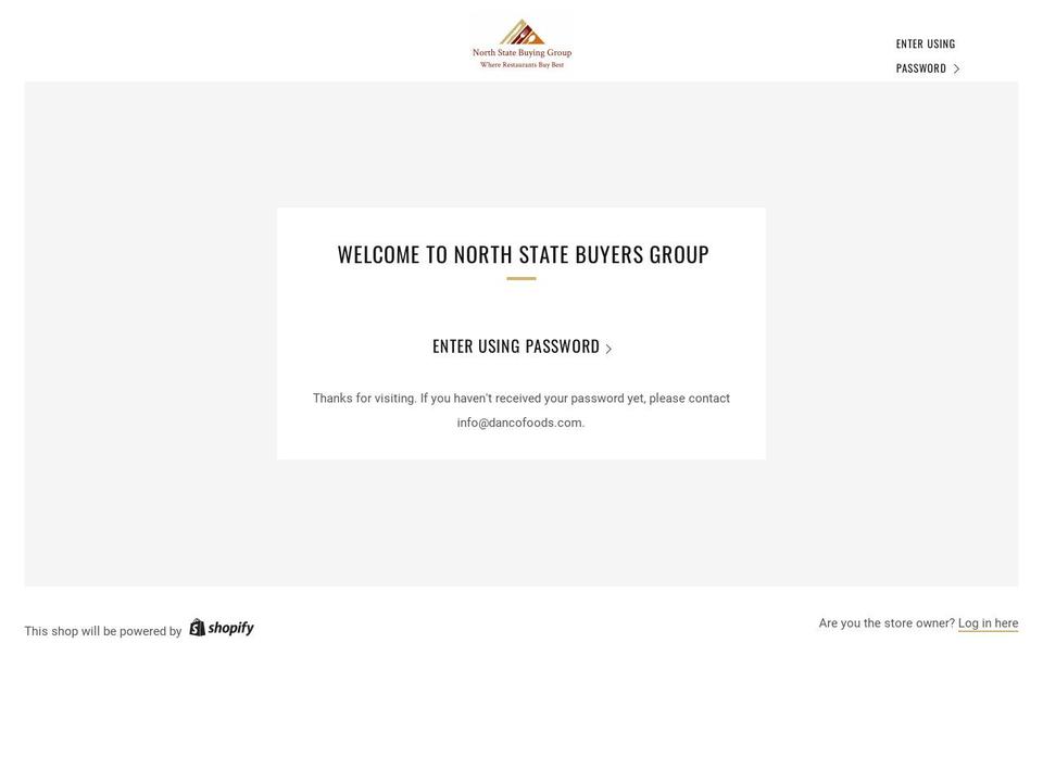 northstatebg.com — Shopify storefront screenshot