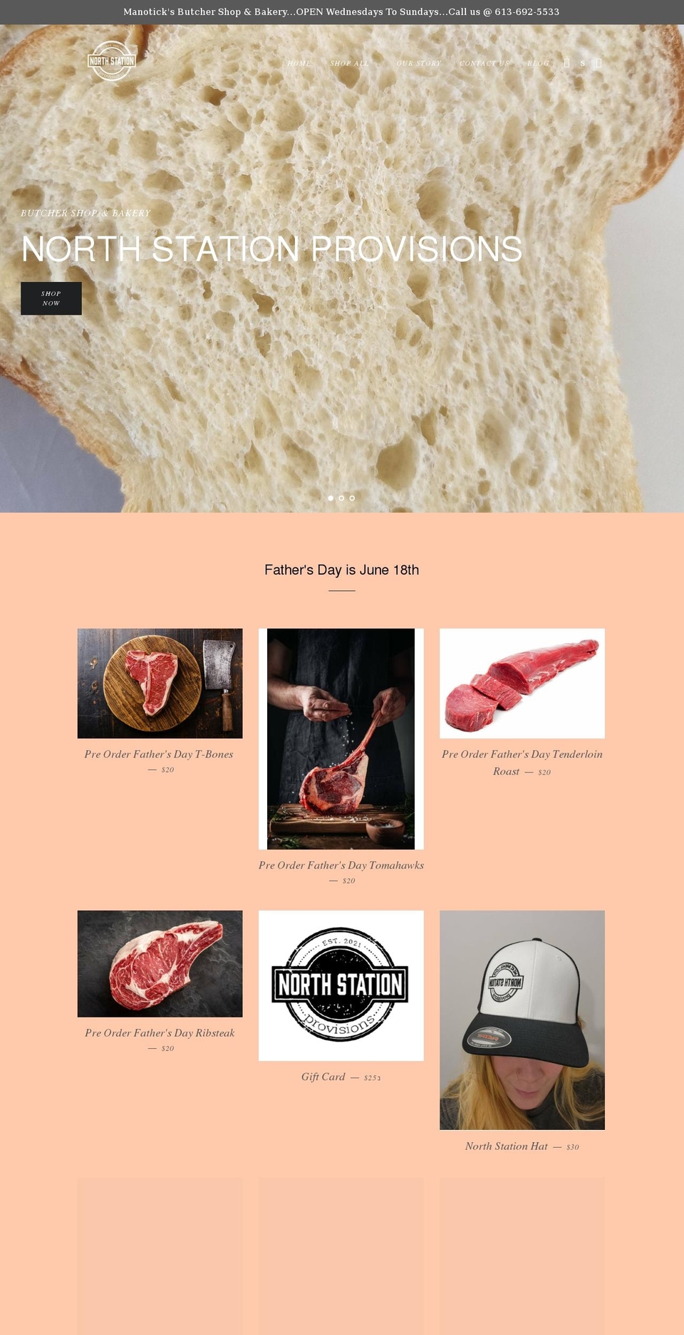 northstation.ca shopify website screenshot