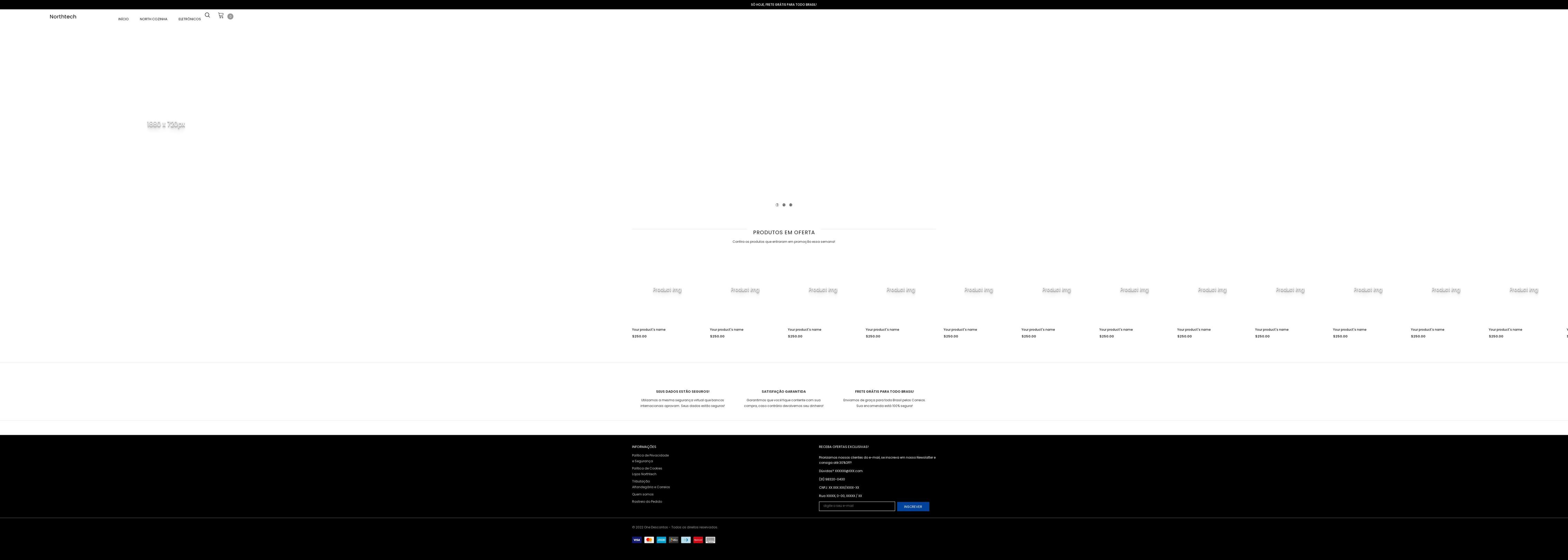 northtech.com.br shopify website screenshot
