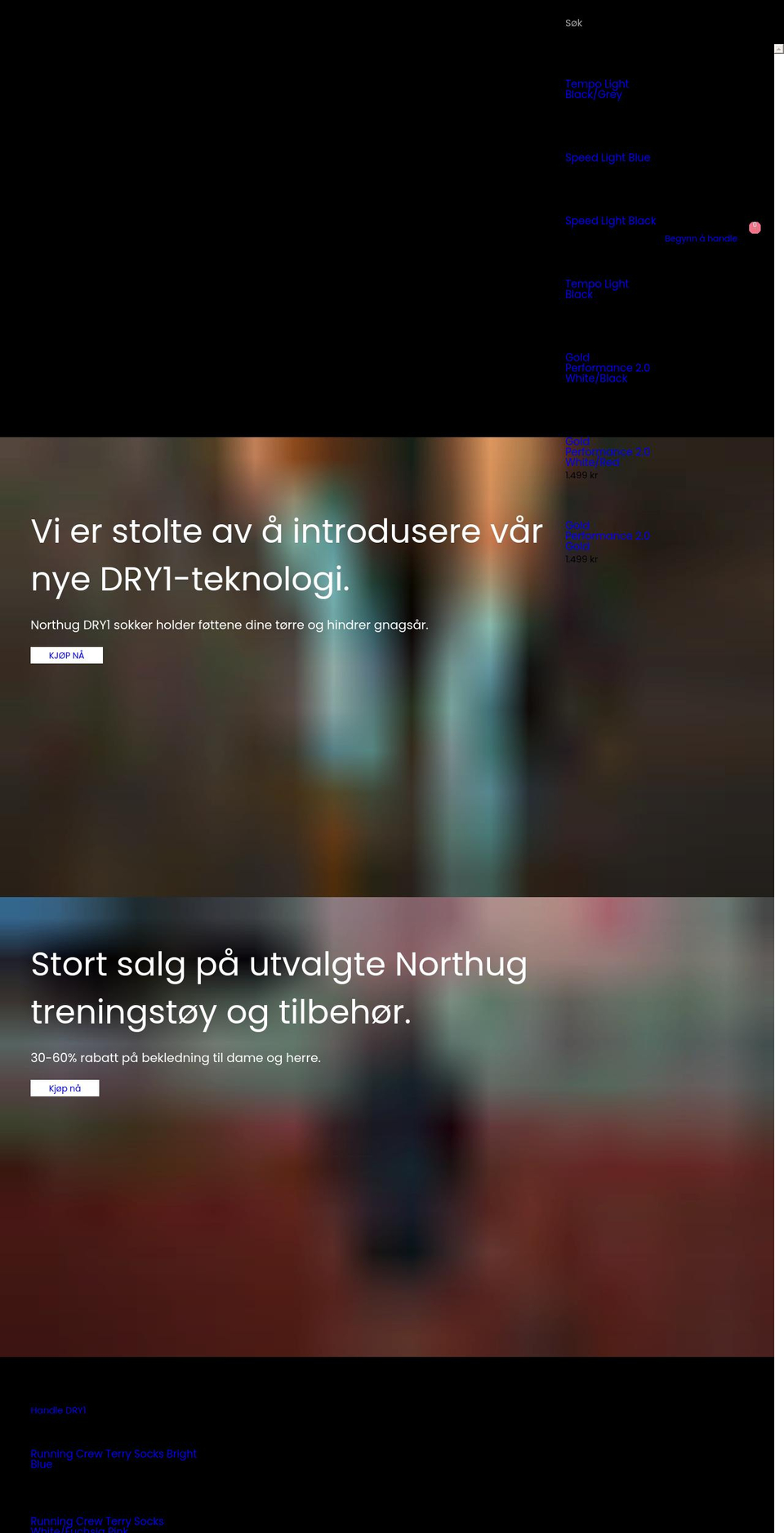 northug.com shopify website screenshot