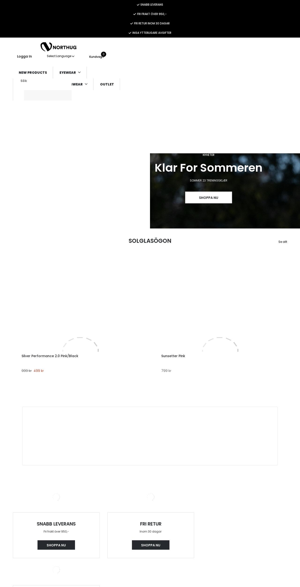 Glasso--sections-ready Shopify theme site example northug.se