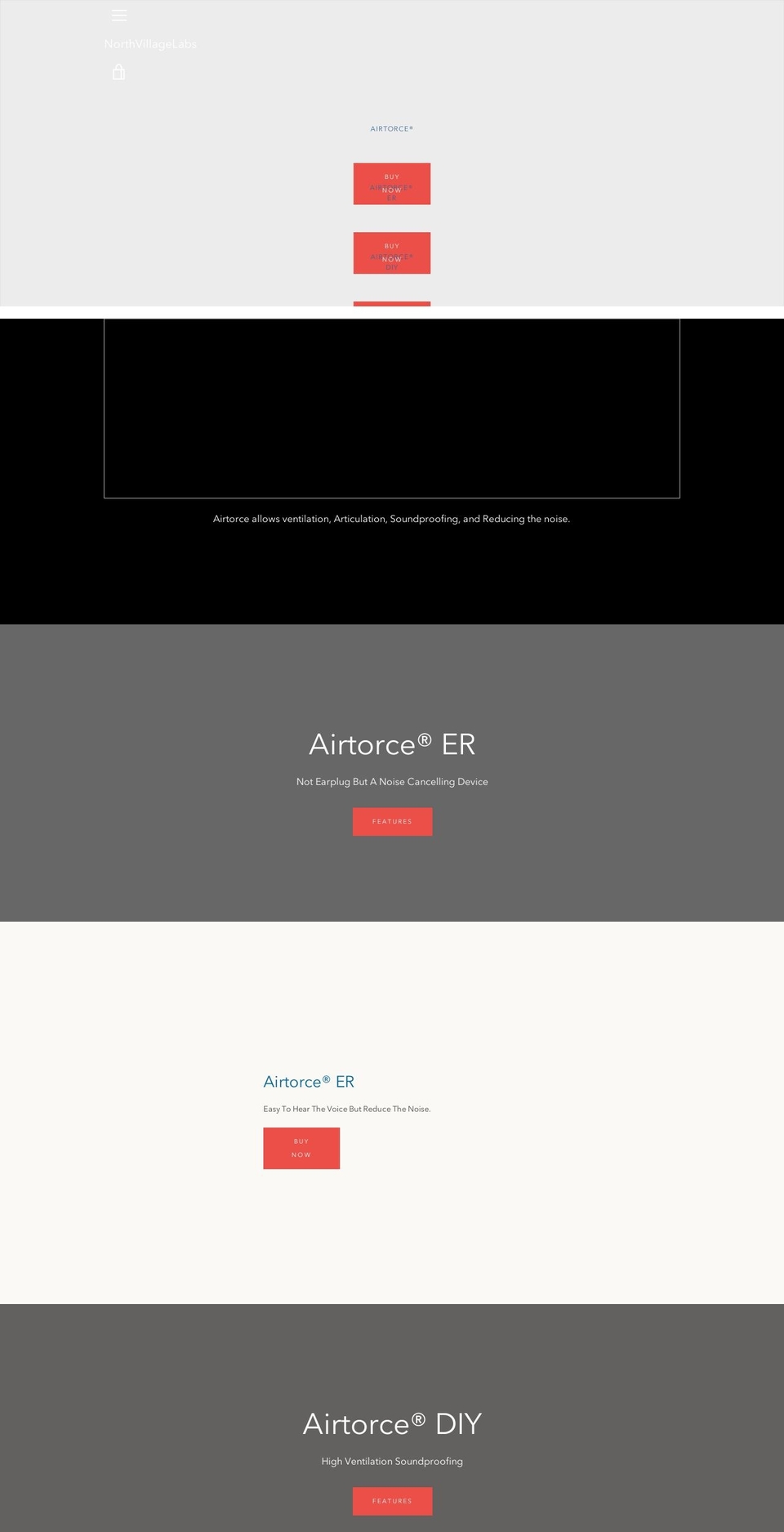 northv-labs.com — Shopify storefront screenshot