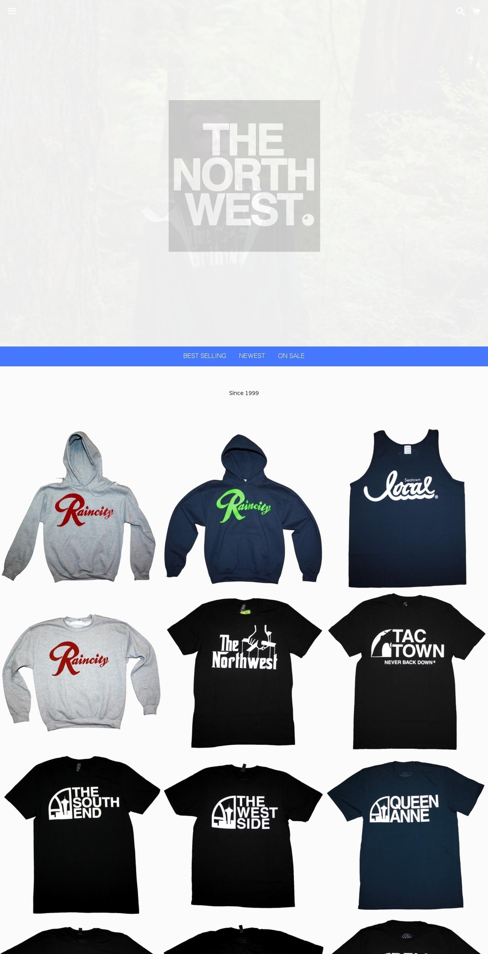 northwestclothing.com — Shopify storefront screenshot