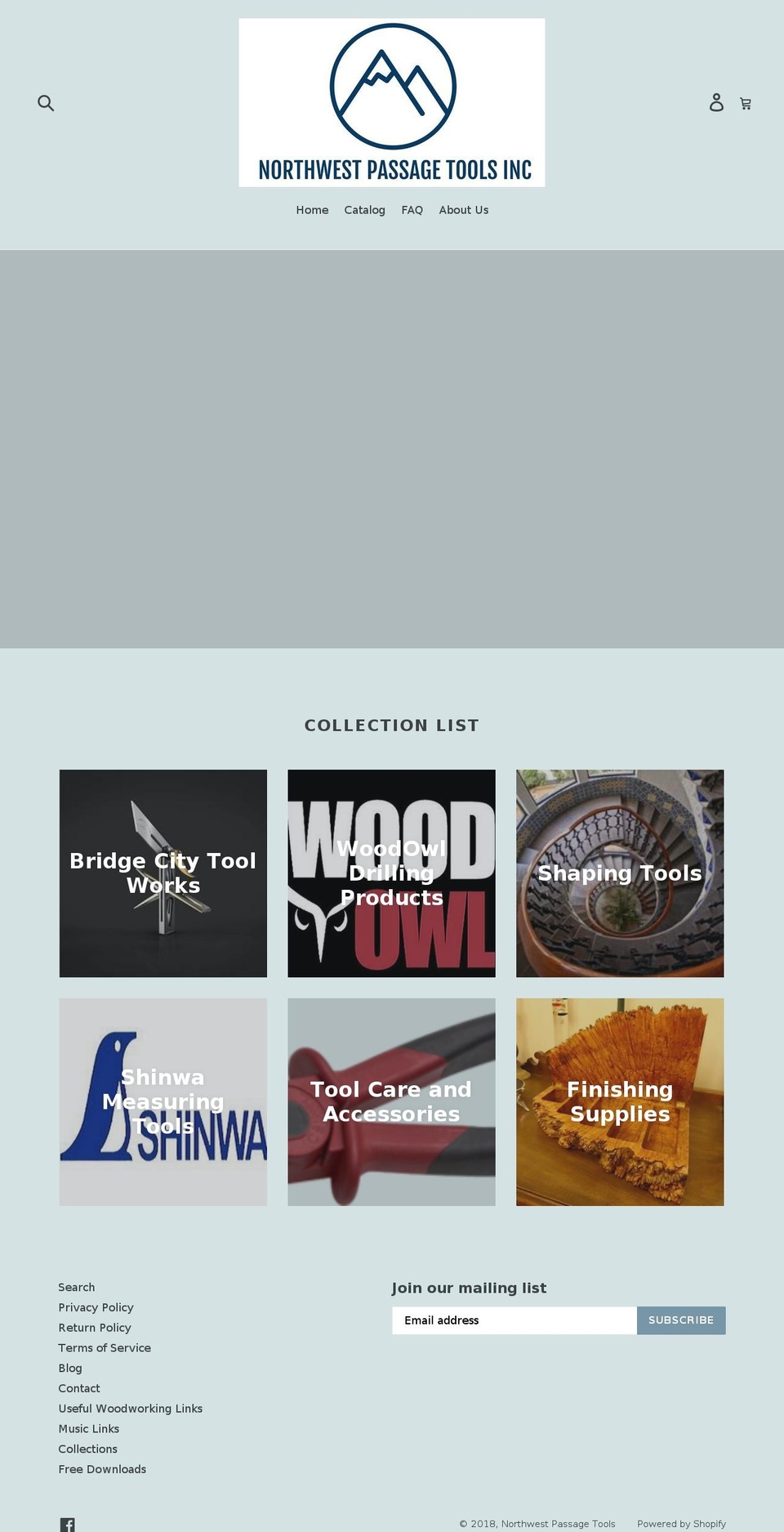 northwestpassagetools.com shopify website screenshot