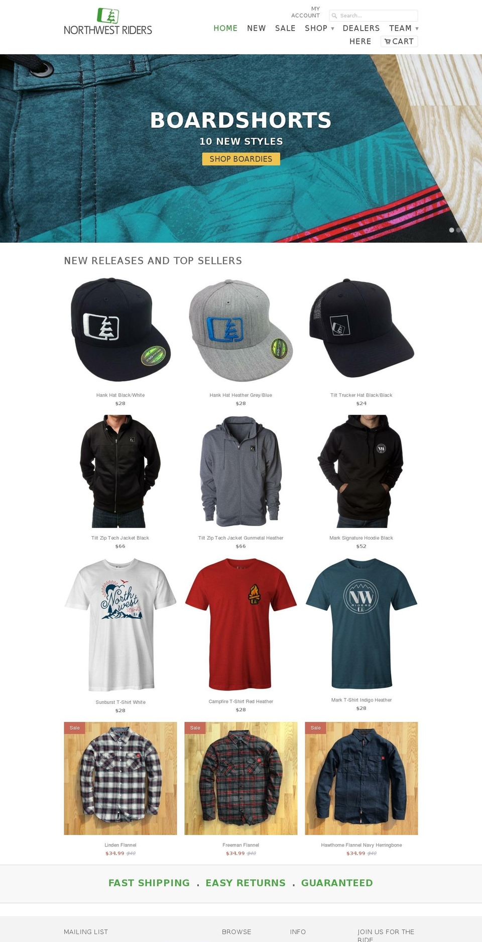 northwestriders.com shopify website screenshot