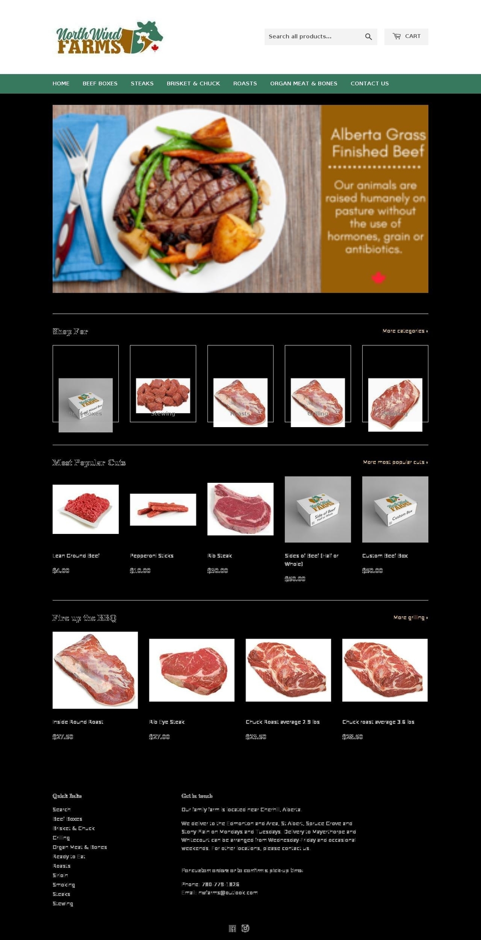 northwindfarms.com — Shopify storefront screenshot