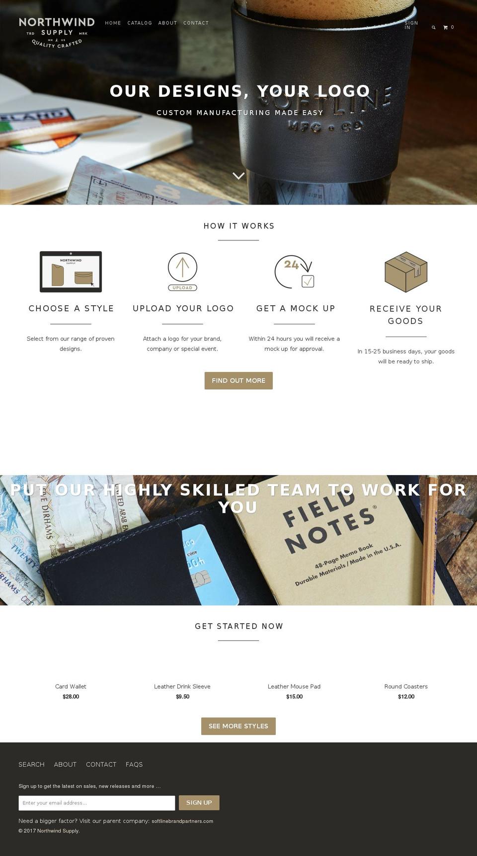 northwindsupply.com shopify website screenshot