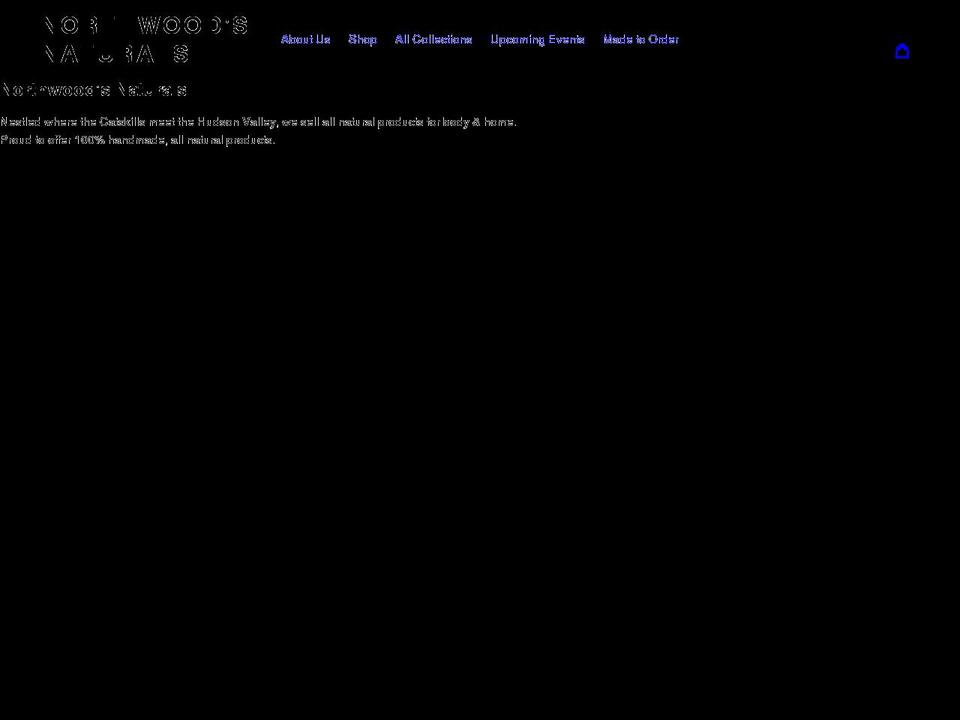northwoodsnaturalsny.com shopify website screenshot