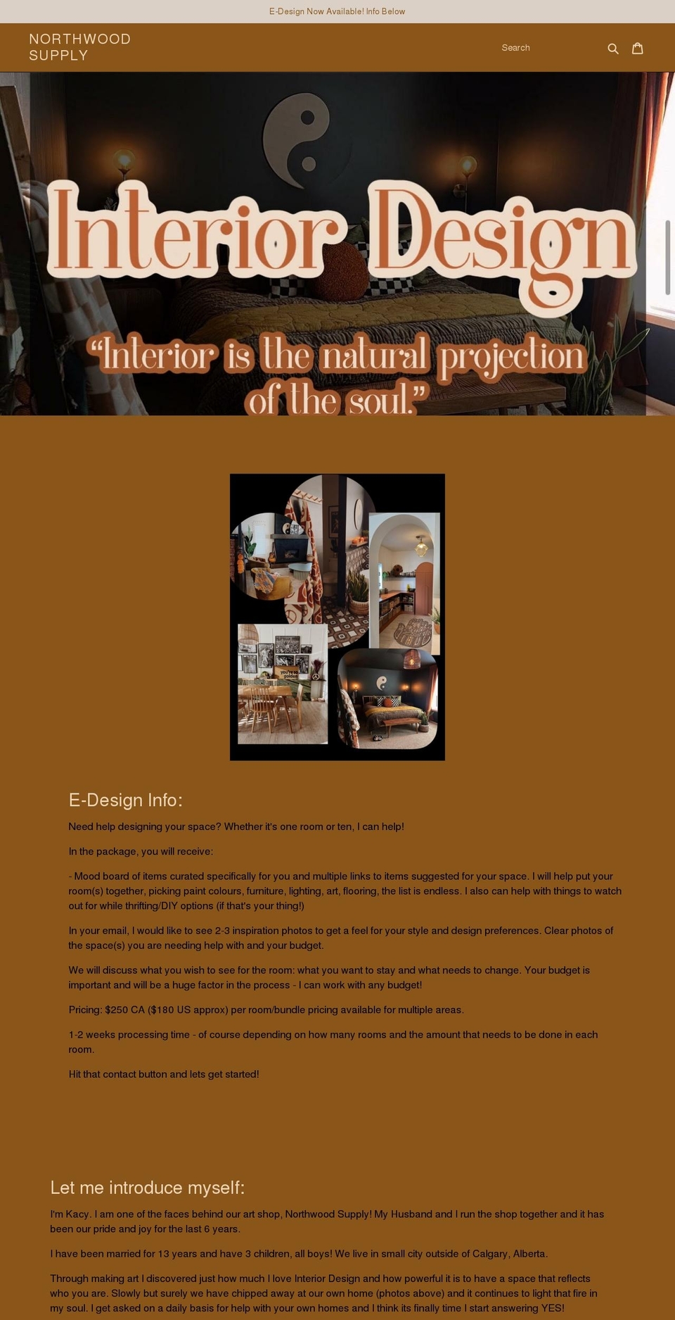 northwoodsupply.com shopify website screenshot