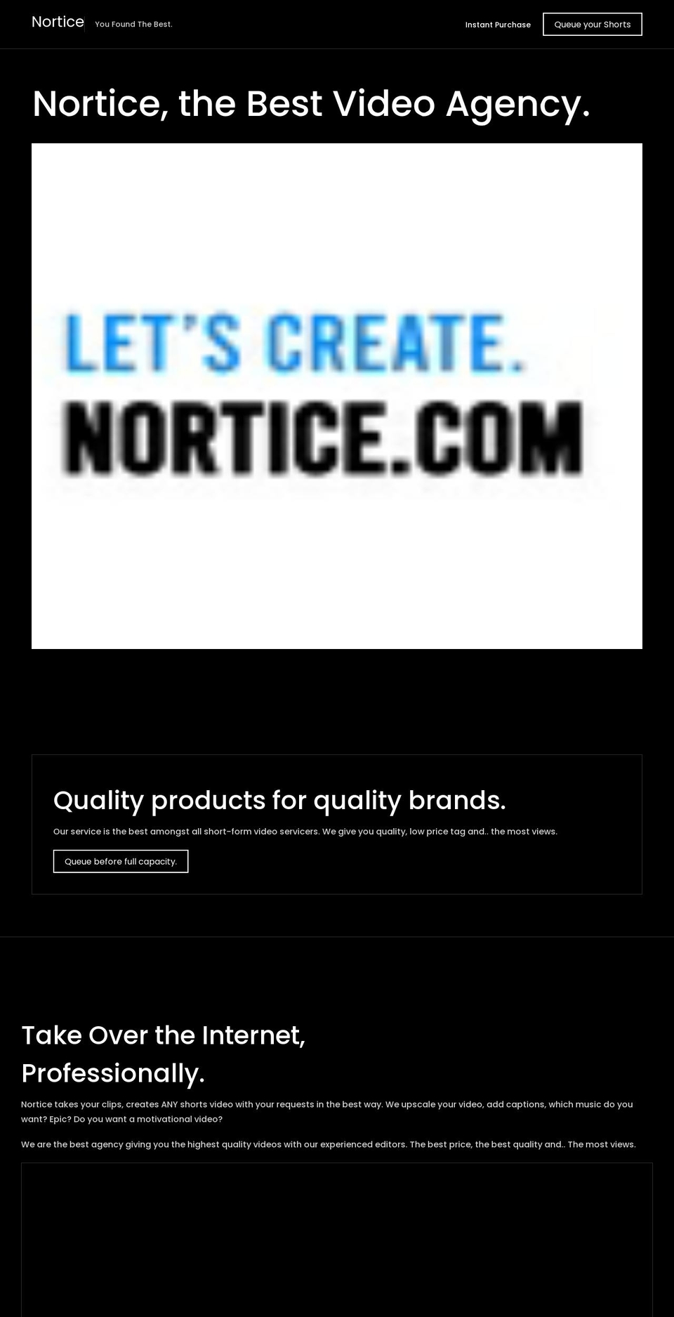 nortice.com — Shopify storefront screenshot