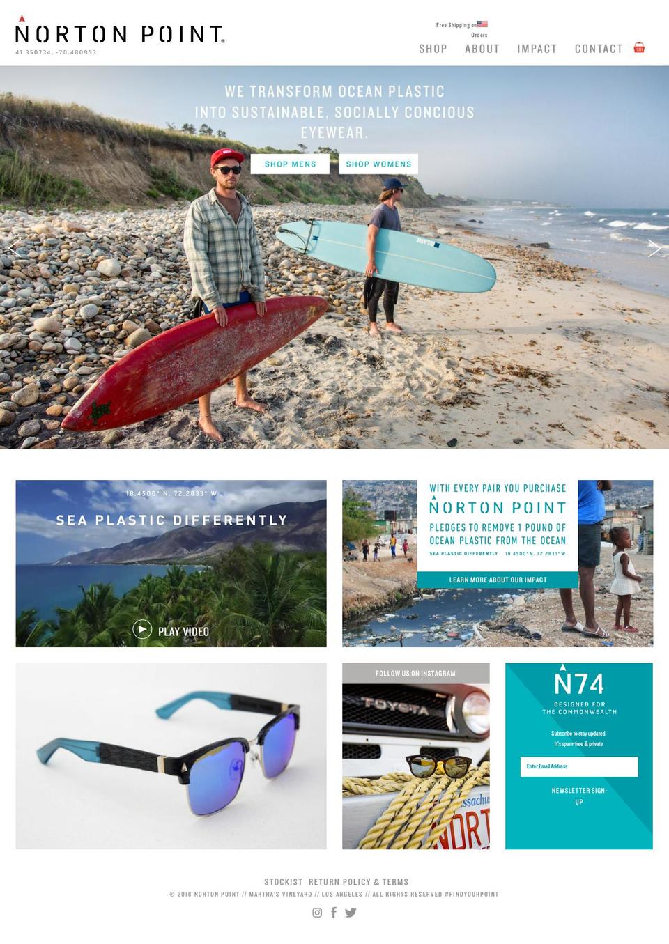 nortonpoint.com shopify website screenshot