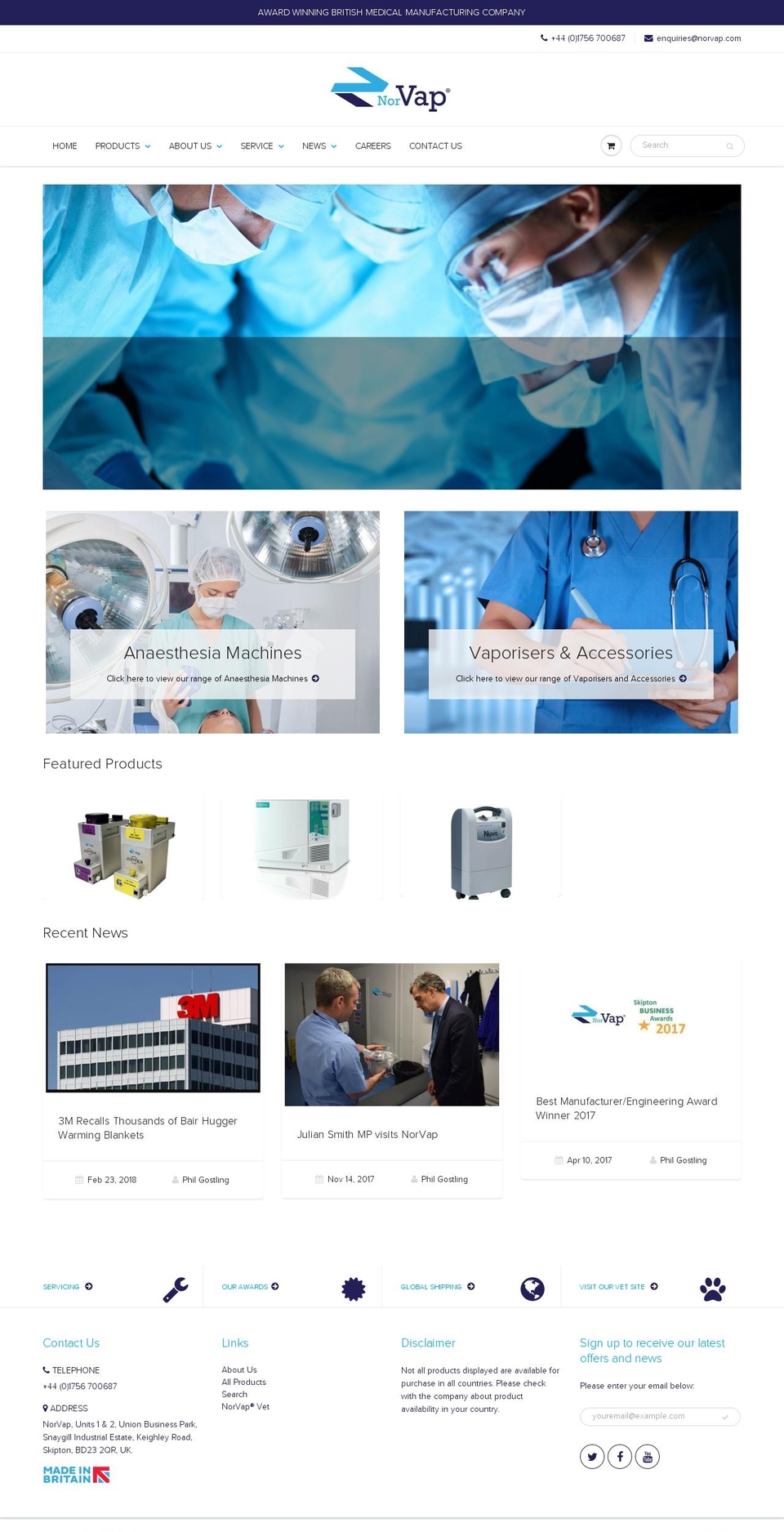norvapmed.com — Shopify storefront screenshot