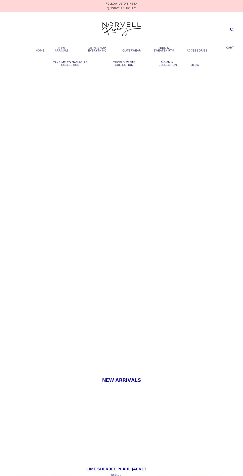 norvellruiz.com shopify website screenshot