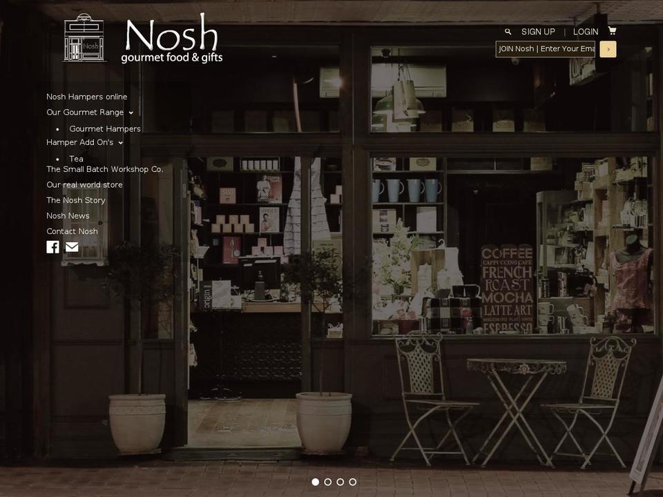 Local Shopify theme site example noshgourmet.com.au
