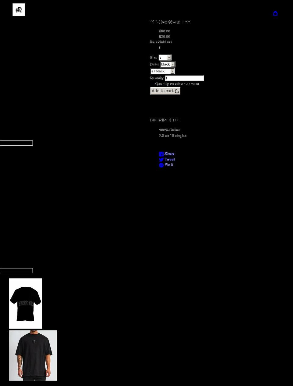 noshineapparel.com shopify website screenshot