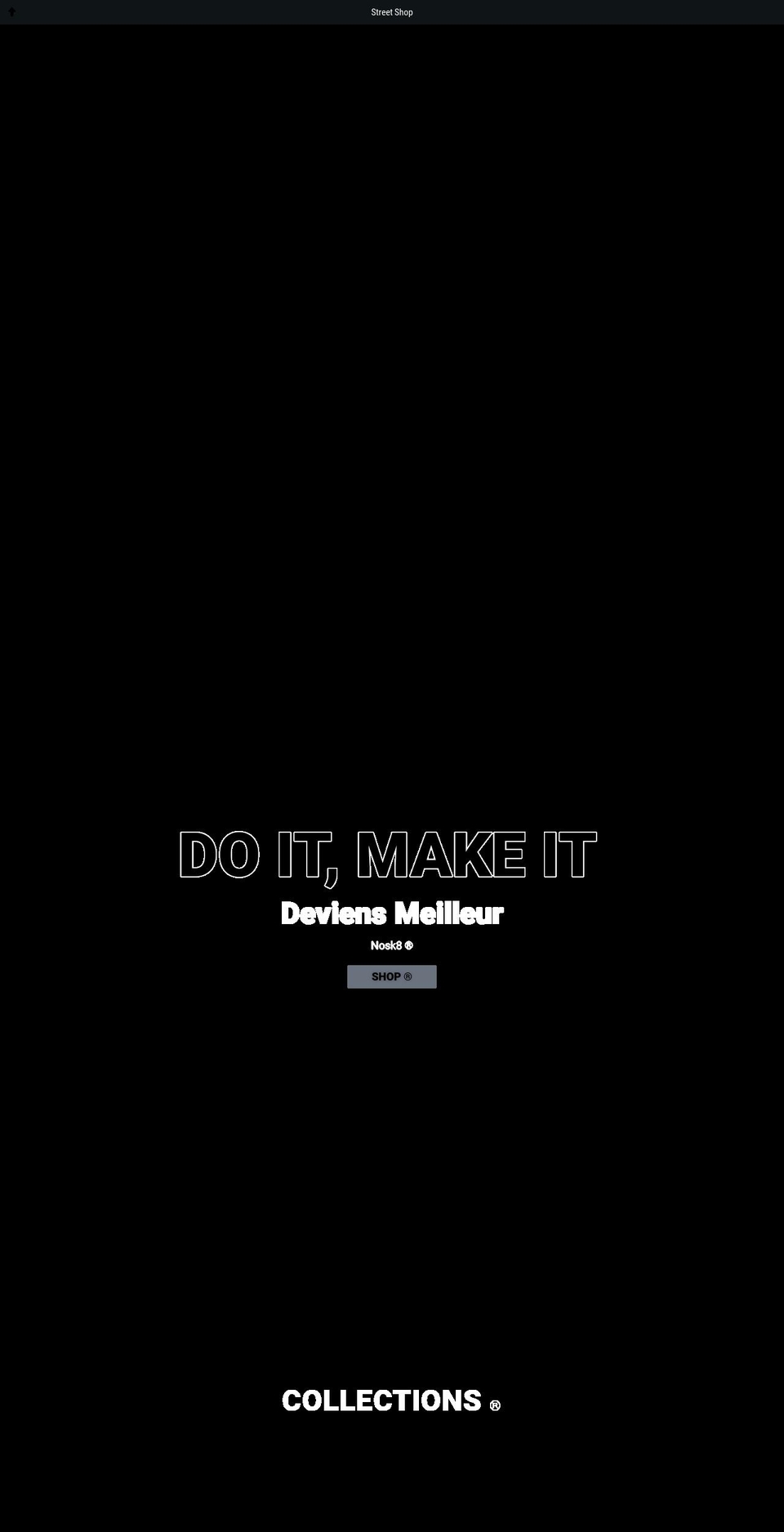 noskeight.com — Shopify storefront screenshot
