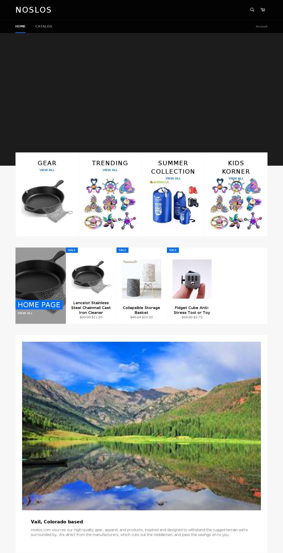 noslos.com shopify website screenshot