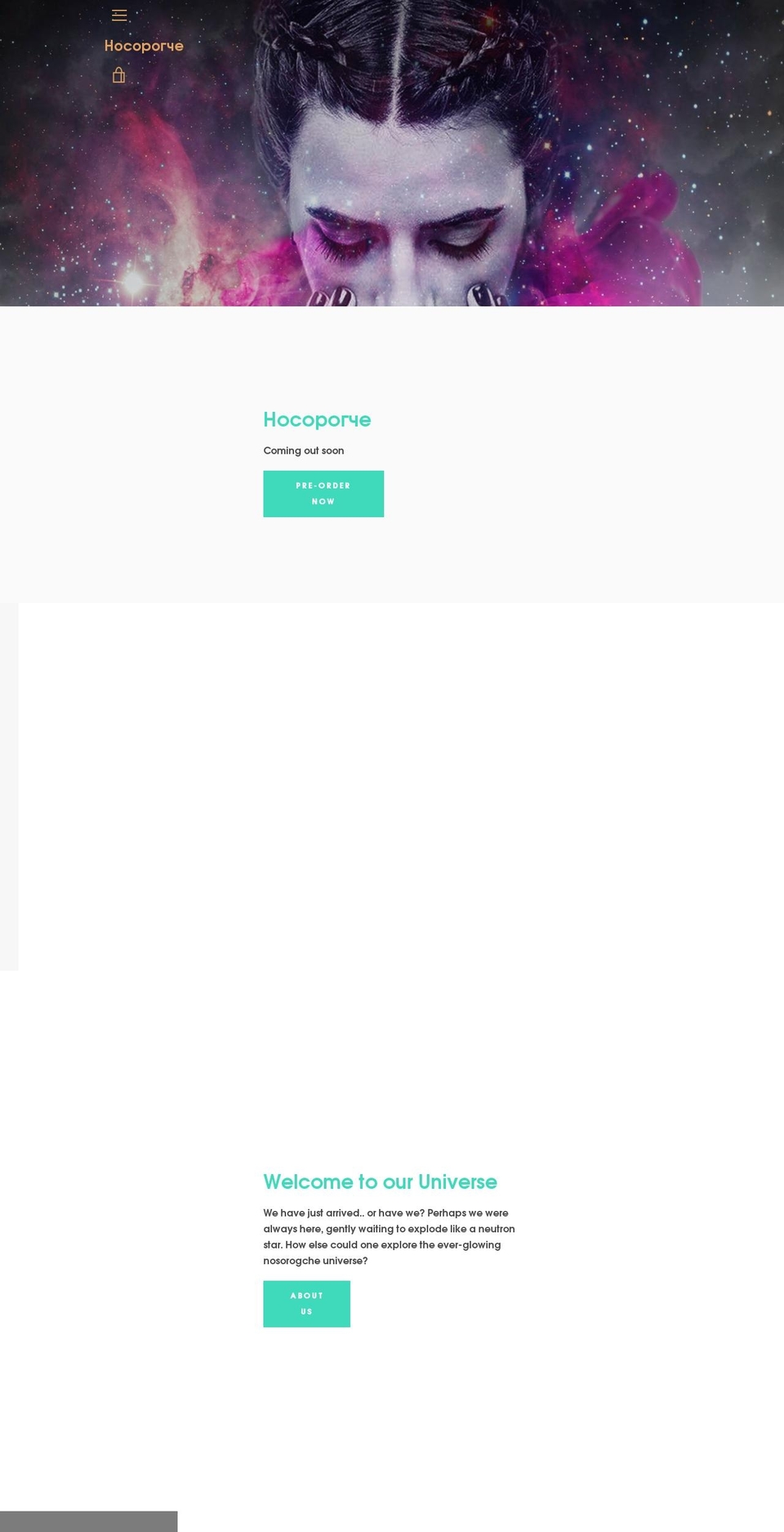 nosorogche.com — Shopify storefront screenshot