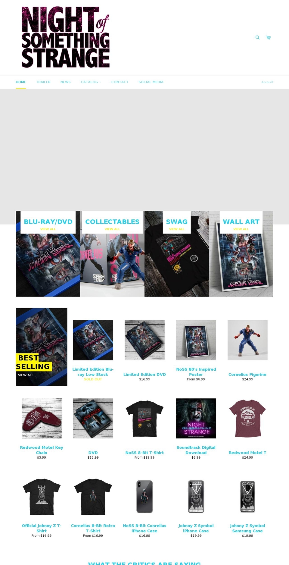 nossmovie.com — Shopify storefront screenshot