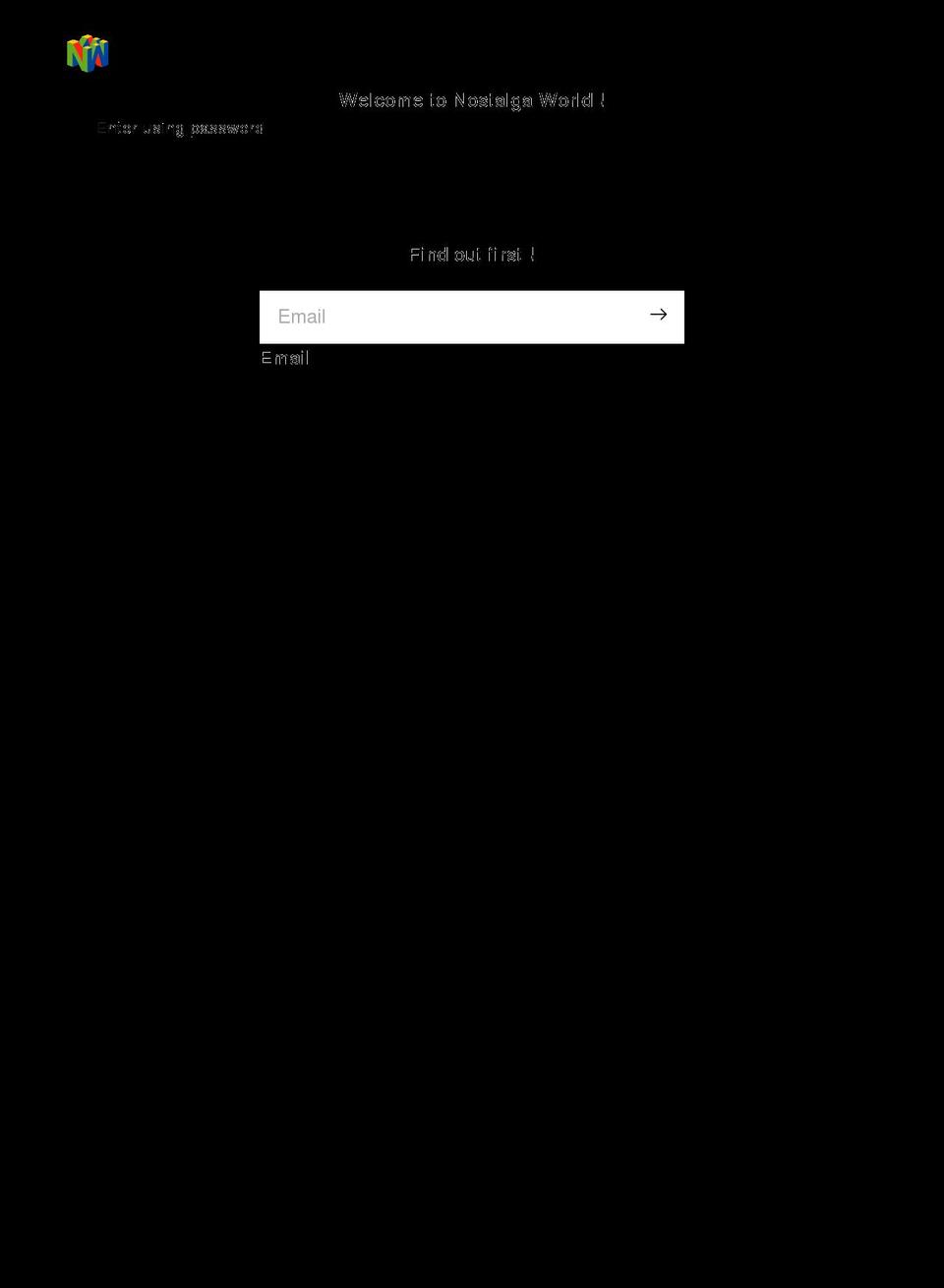 nostalgaworld.com shopify website screenshot