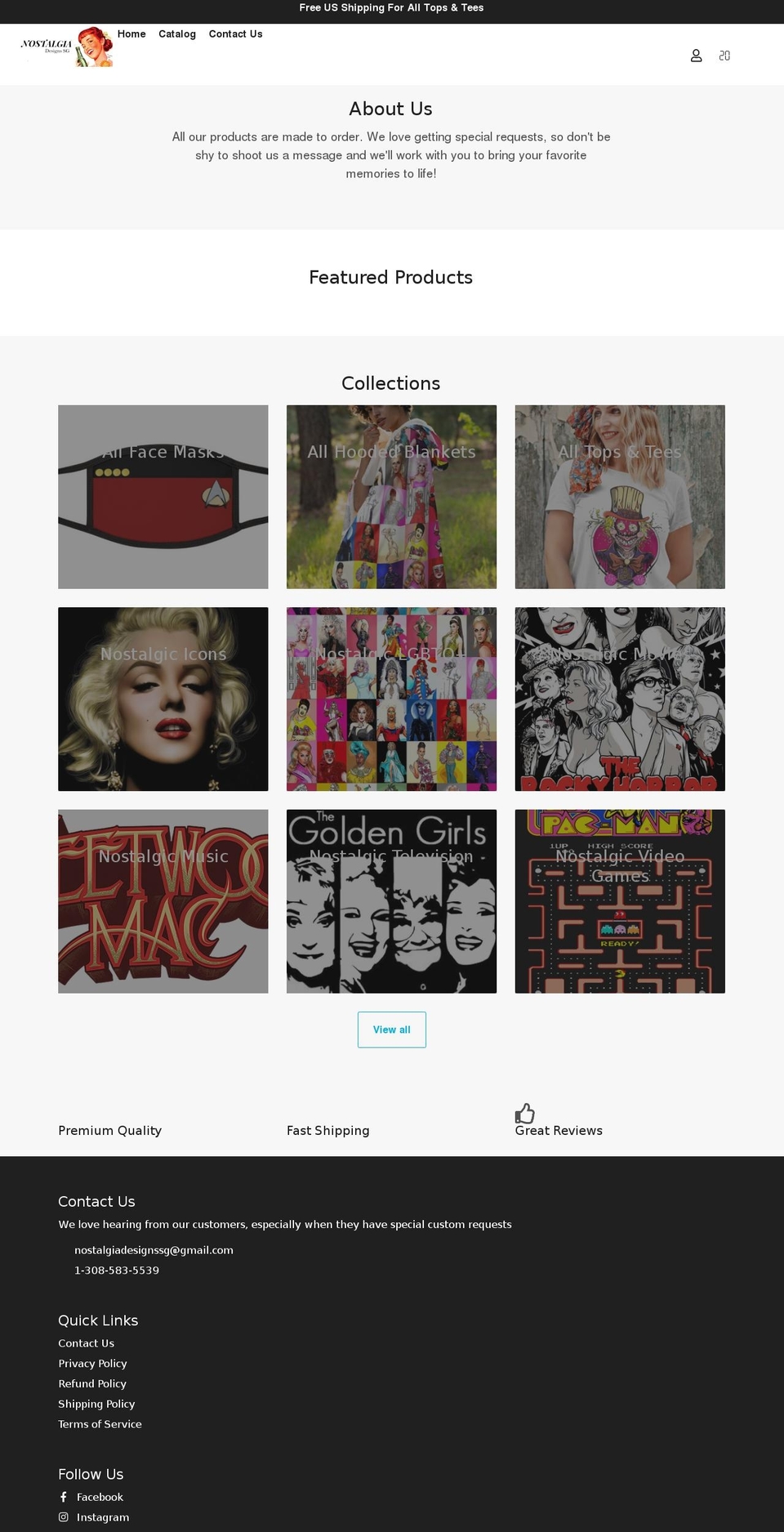 nostalgiadesignssg.com shopify website screenshot