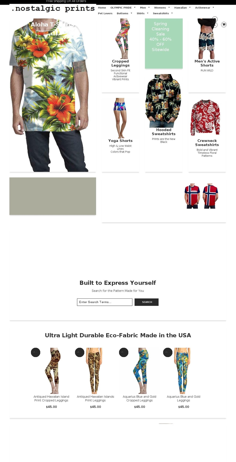nostalgicprint.com — Shopify storefront screenshot