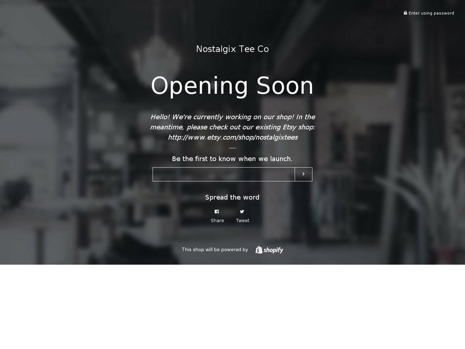 nostalgixteeco.com — Shopify storefront screenshot
