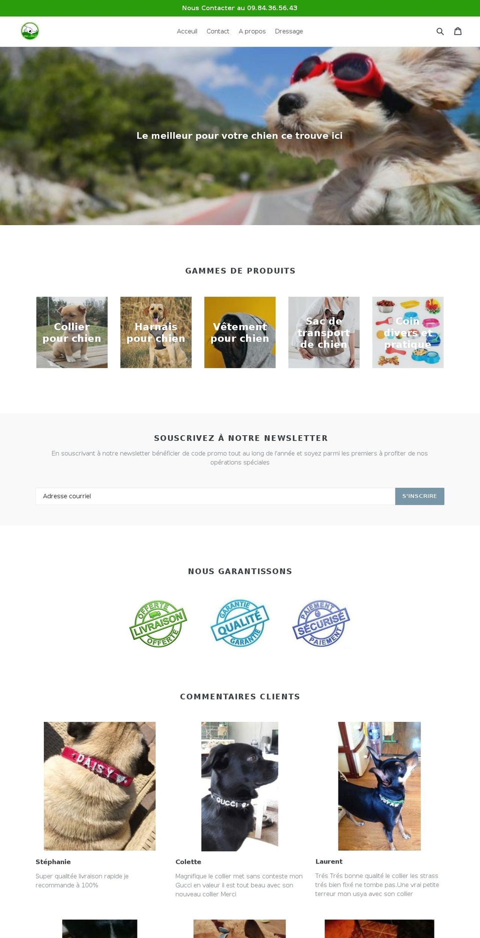 nostoutous.com — Shopify storefront screenshot
