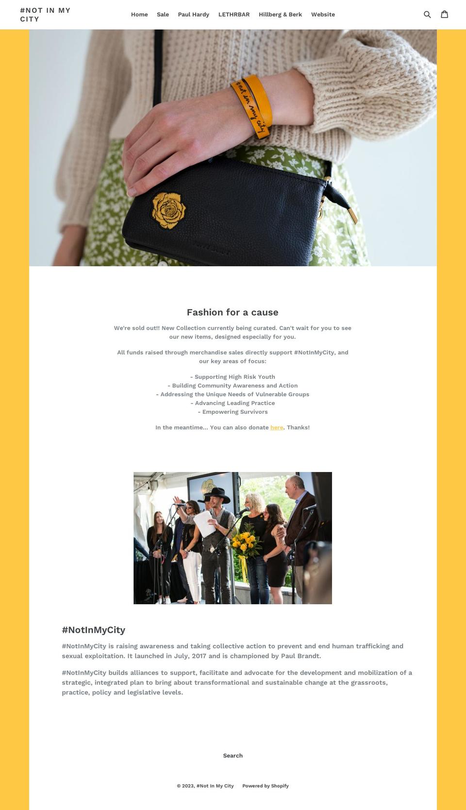 not-in-my-city.myshopify.com shopify website screenshot