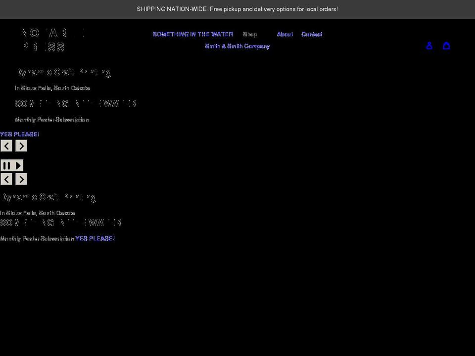 notablepress.net shopify website screenshot
