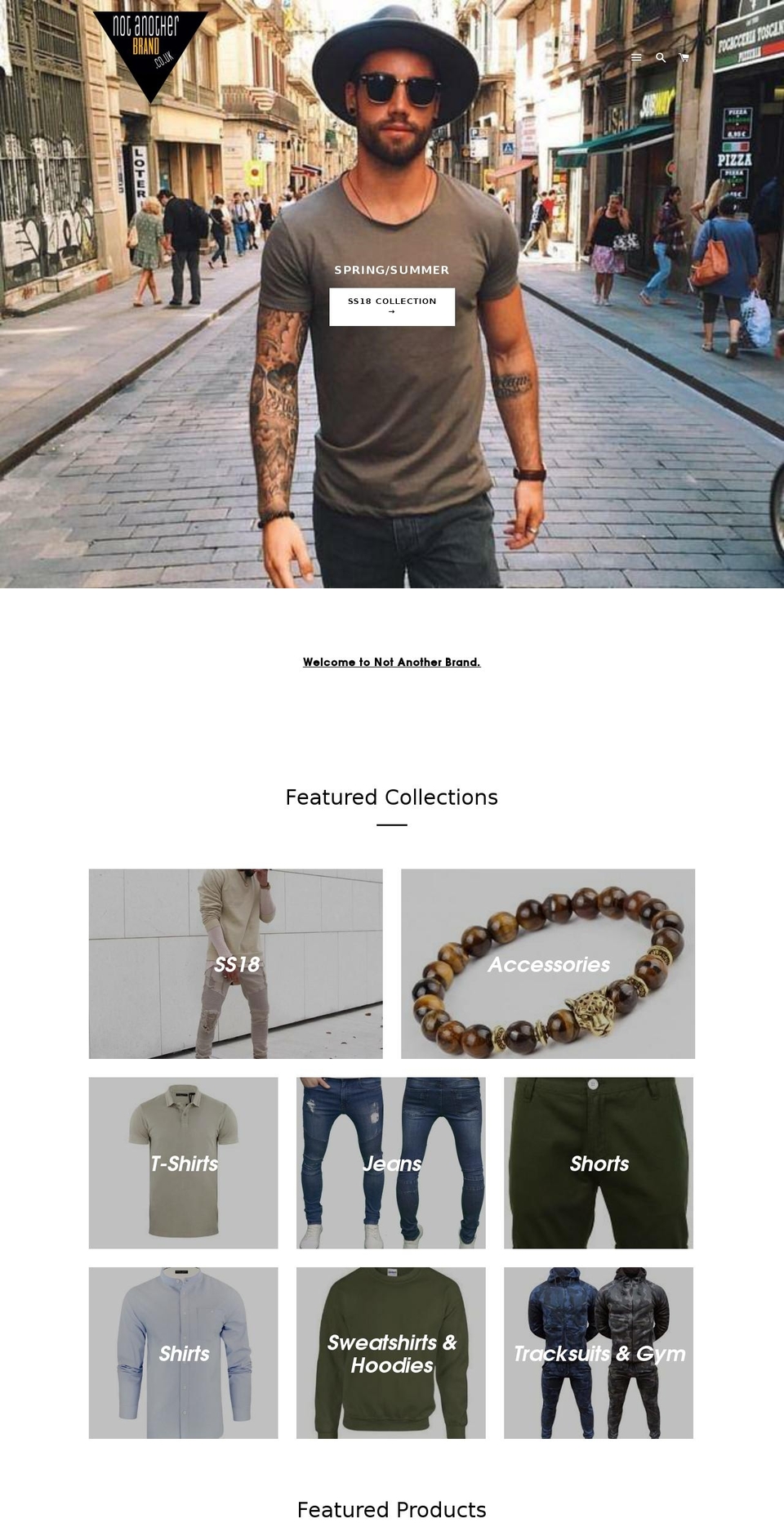 notanotherbrand.co.uk shopify website screenshot