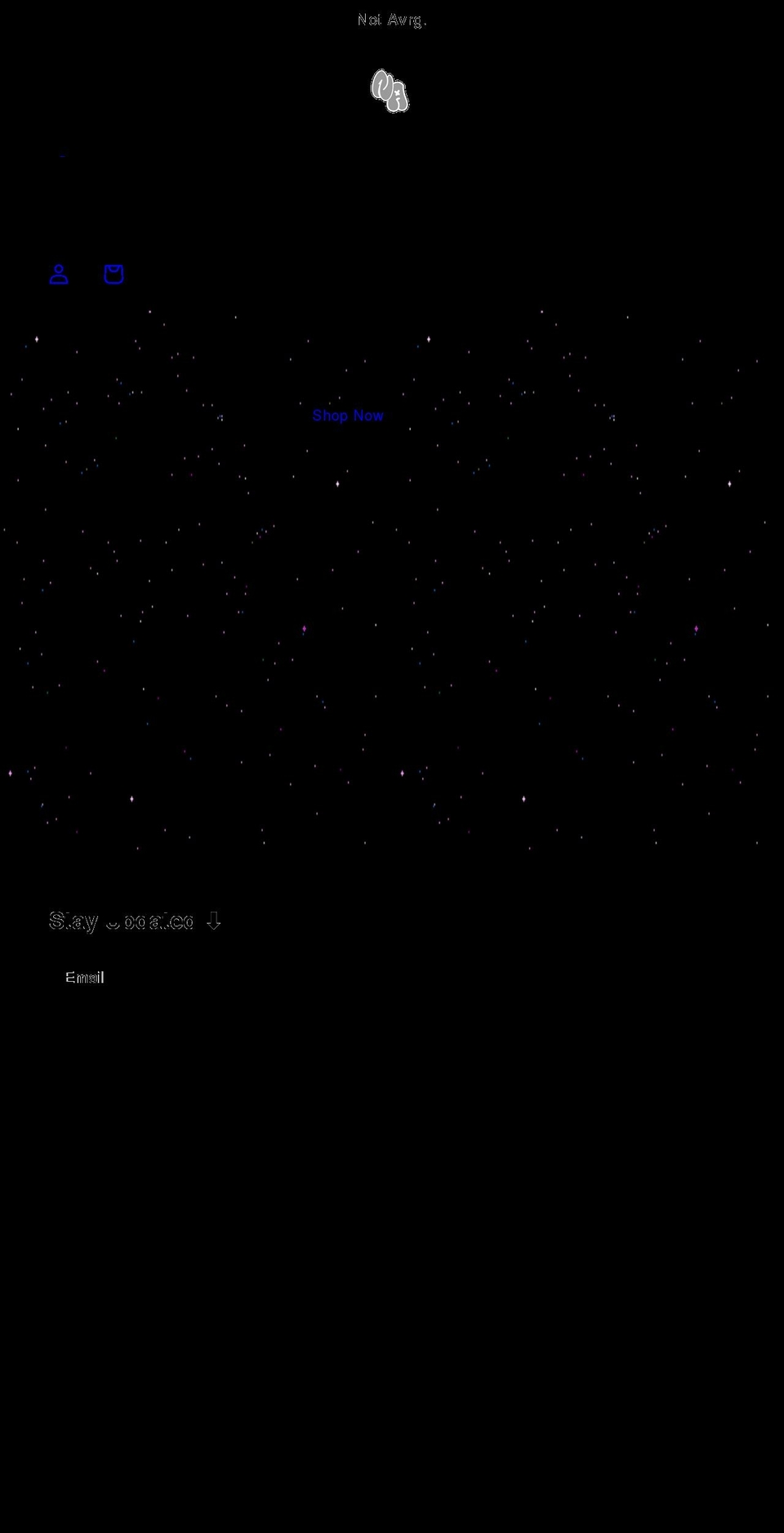 notavrg.com shopify website screenshot